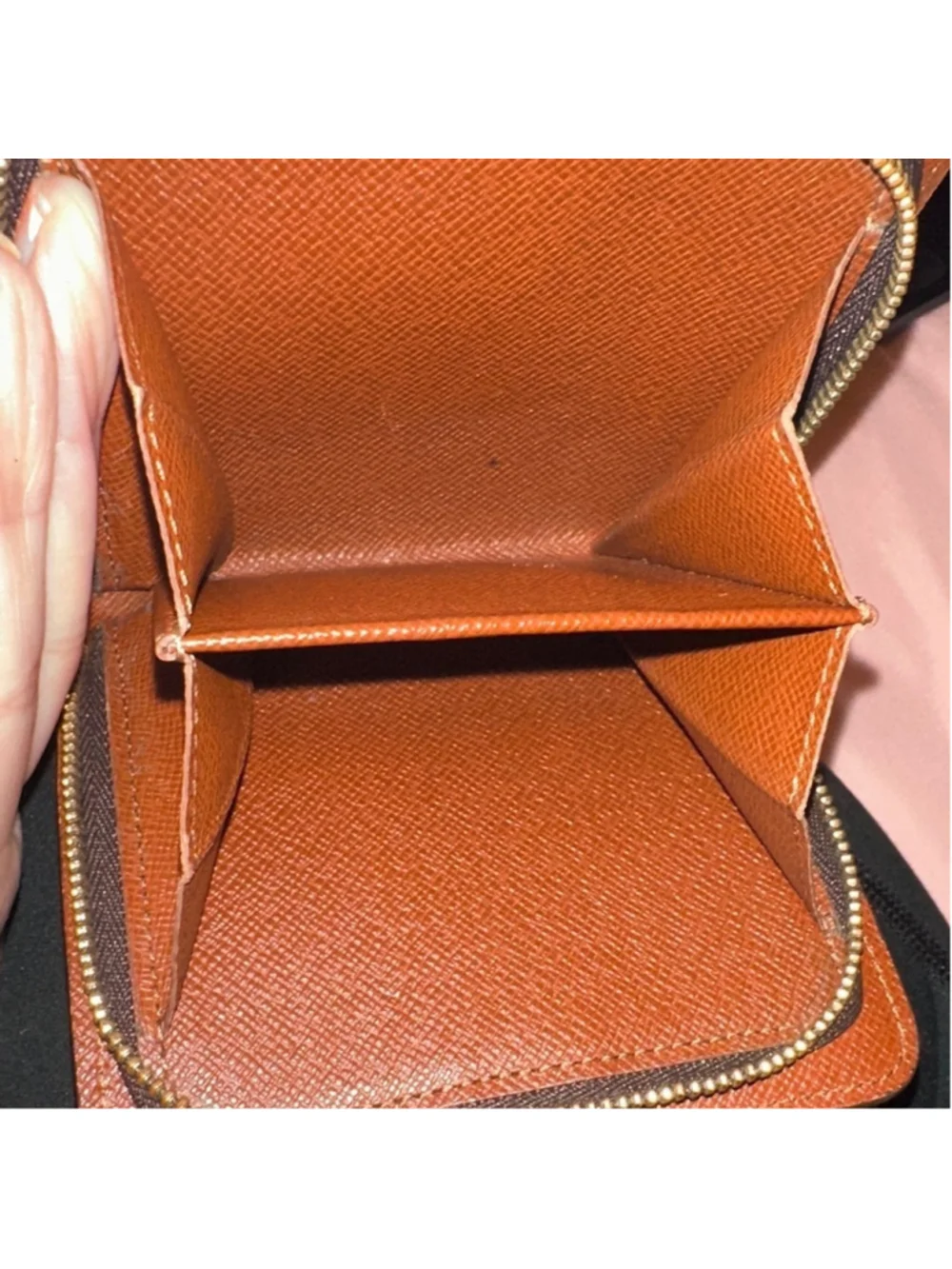 Louis Vuitton Brown and Gold Monogram Wallet